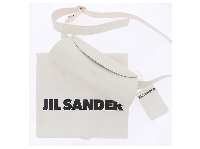 Borse Jil Sander T. Pelle Bianco - vista 8