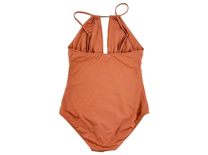 Melissa Odabash Badebekleidung T.UK 10 Polyester Braun - Ansicht 2