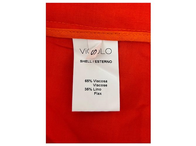 Vicolo trousers T.International S Viscose Orange - view 4