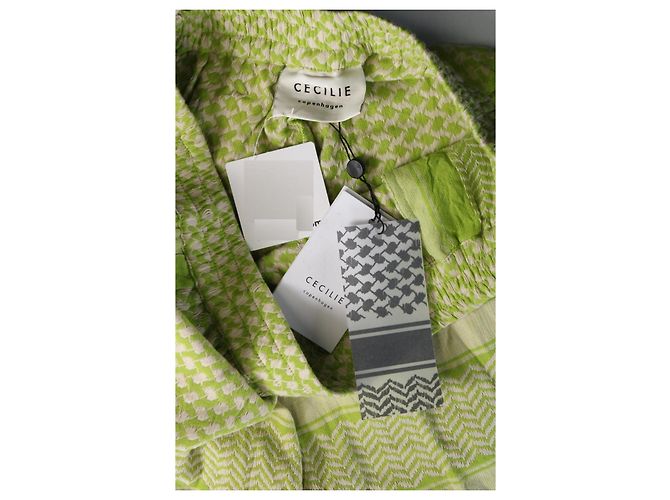 Pantalones Cortos Cecilie Copenhagen Verde Algodón - vista 3
