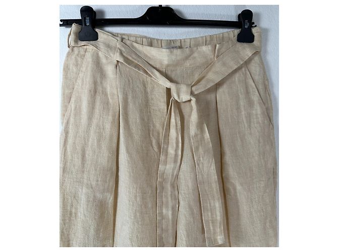 Humanoid Leinenhose Beige Größe S - Ansicht 3