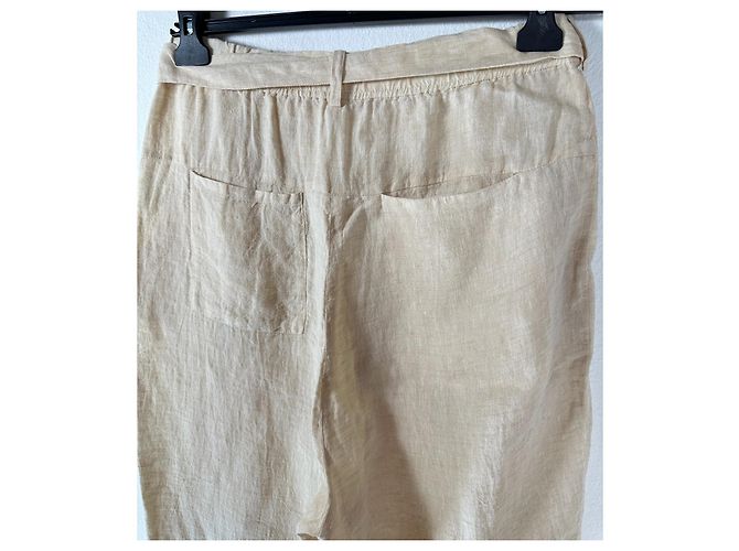 Humanoid Leinenhose Beige Größe S - Ansicht 5