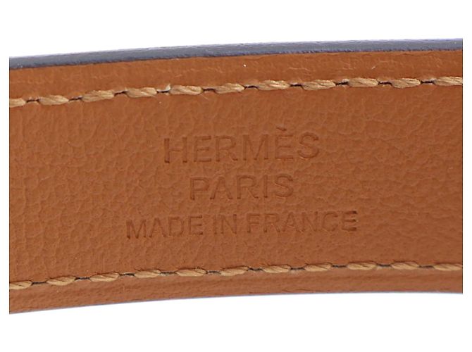 Cinturón con bolsillo Epsom Kelly marrón de Hermès 18 Castaño - vista 6