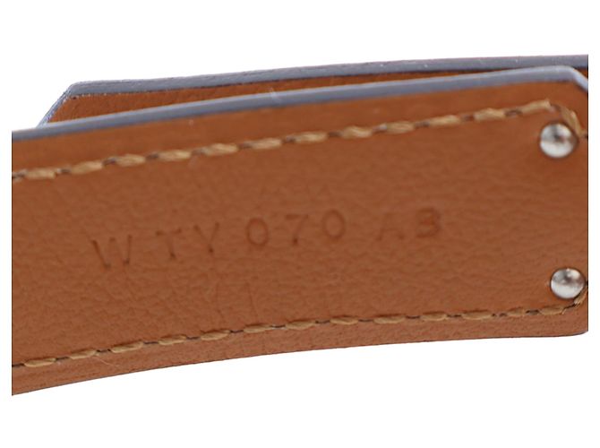 Cinturón con bolsillo Epsom Kelly marrón de Hermès 18 Castaño - vista 7