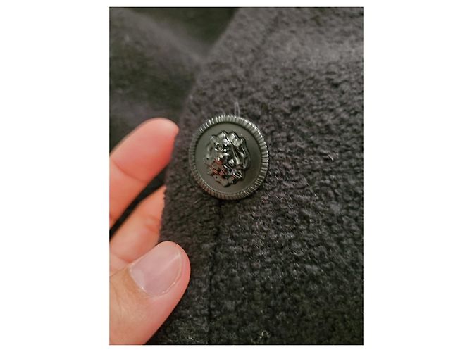 Cambon Chanel wool uniform jacket Black - view 6