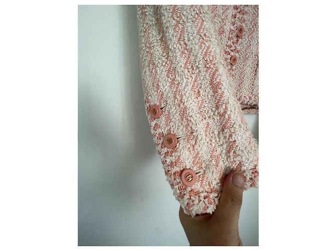 Cambon Chanel 1994 Laufstegkollektion Pink Jacket 40 - Ansicht 9