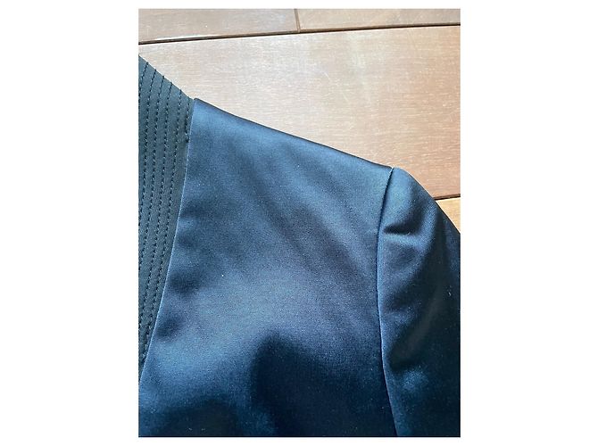 Philosophy Di Alberta Ferretti Silk Kimono Jacket Blue Black Navy blue Dark blue - view 7
