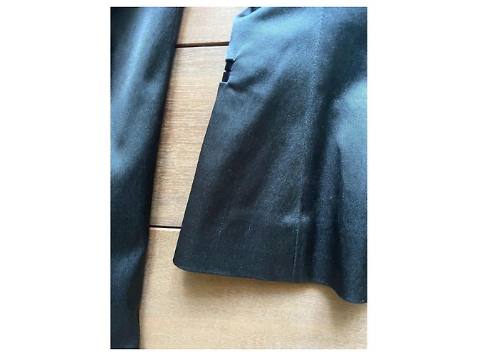 Philosophy Di Alberta Ferretti Silk Kimono Jacket Blue Black Navy blue Dark blue - view 8