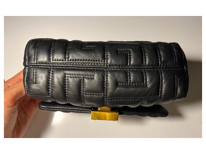 Mini bolso Balmain 1945 Negro - vista 4