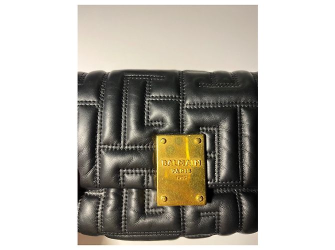 Mini bolso Balmain 1945 Negro - vista 7