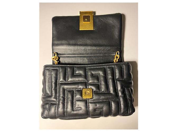 Mini bolso Balmain 1945 Negro - vista 8
