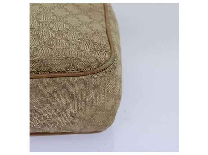 Céline CELINE Macadam Canvas Umhängetasche Canvas Beige Auth 76085 - Ansicht 14