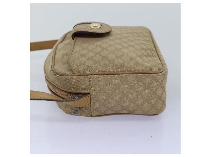 Céline CELINE Macadam Canvas Umhängetasche Canvas Beige Auth 76085 - Ansicht 3