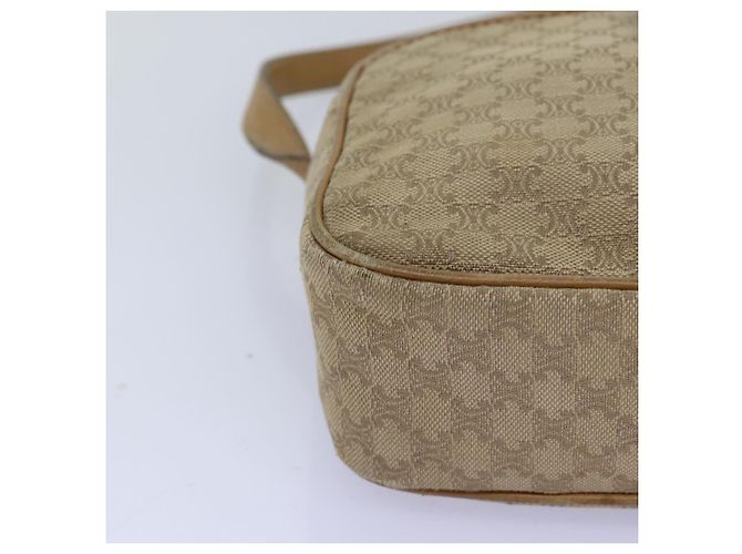 Céline CELINE Macadam Canvas Umhängetasche Canvas Beige Auth 76085 - Ansicht 9