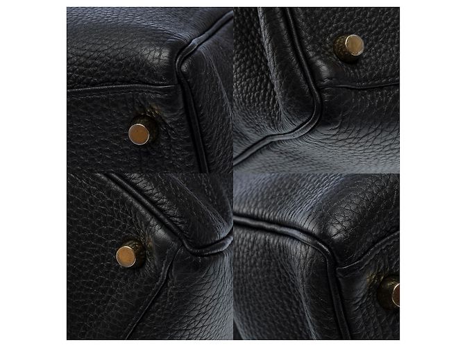 Hermès Sac HERMES Kelly 35 en Cuir Noir - 101952 - vue 11