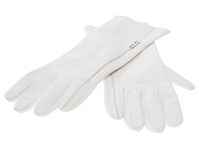 Hermès Accessorio HERMES in Pelle Bianca - 101967 Bianco - vista 2