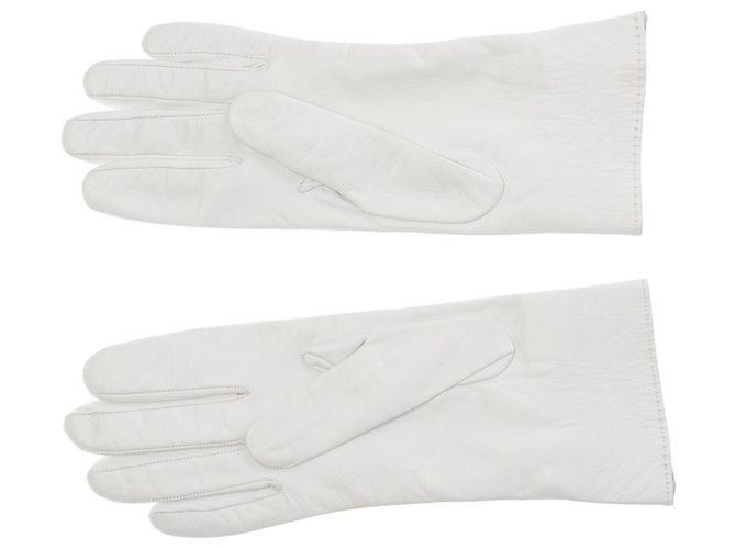 Hermès Accessorio HERMES in Pelle Bianca - 101967 Bianco - vista 4