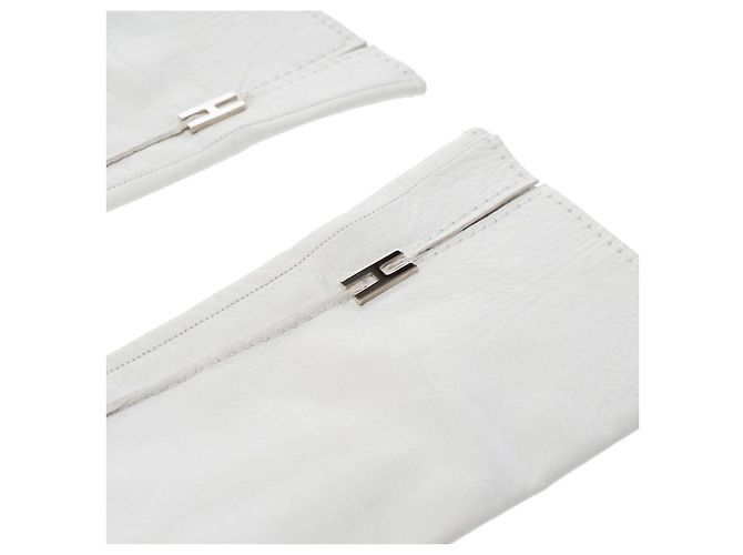 Hermès Accessorio HERMES in Pelle Bianca - 101967 Bianco - vista 5