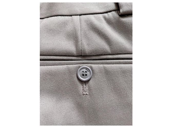 Pantalones Flare Dior de Gabardina de Algodón Gris - vista 2