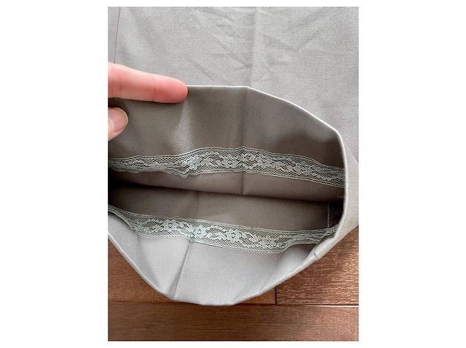 Pantalones Flare Dior de Gabardina de Algodón Gris - vista 6