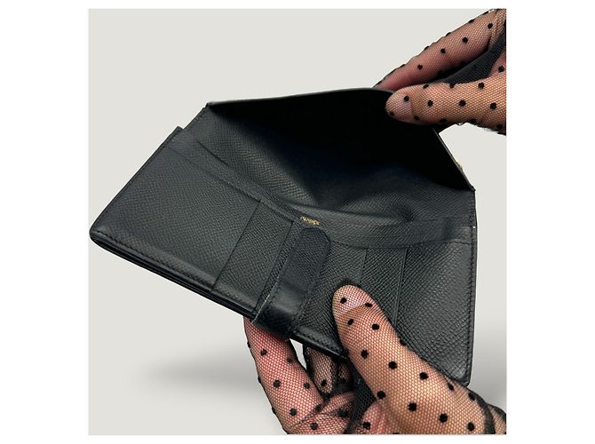 Béarn Hermès Cartera Bearn negra Negro - vista 13