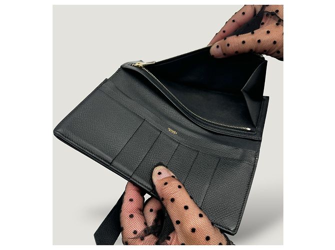 Béarn Hermès Cartera Bearn negra Negro - vista 14