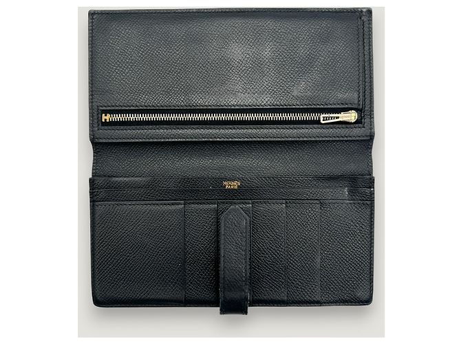 Béarn Hermès Cartera Bearn negra Negro - vista 3