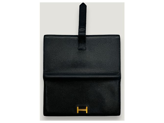 Béarn Hermès Cartera Bearn negra Negro - vista 4