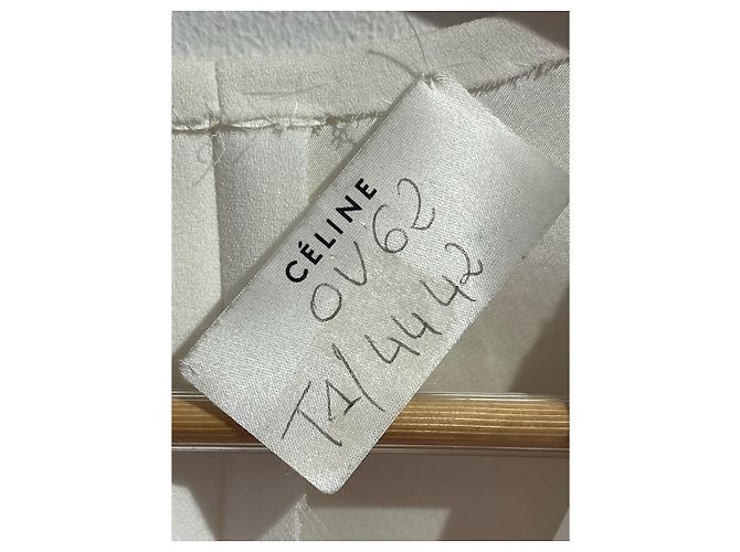 Céline CELINE Tops T.Internacional XS Sintético Blanco - vista 5