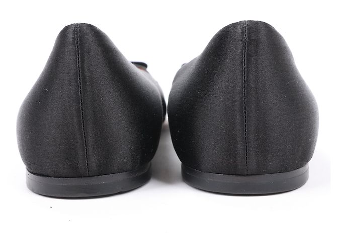 Giuseppe Zanotti Schwarze Ballerinas mit Schleife in Größe 37 EU - Ansicht 10