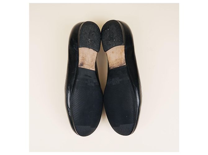 Timeless Chanel Mocassini CC 37.5 Nero - vista 4