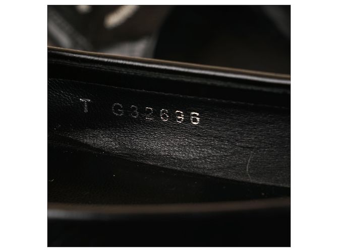 Timeless Chanel Mocassini CC 37.5 Nero - vista 5