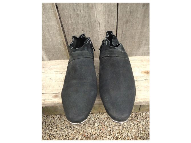 Stivaletti See by Chloé in camoscio nero - vista 3
