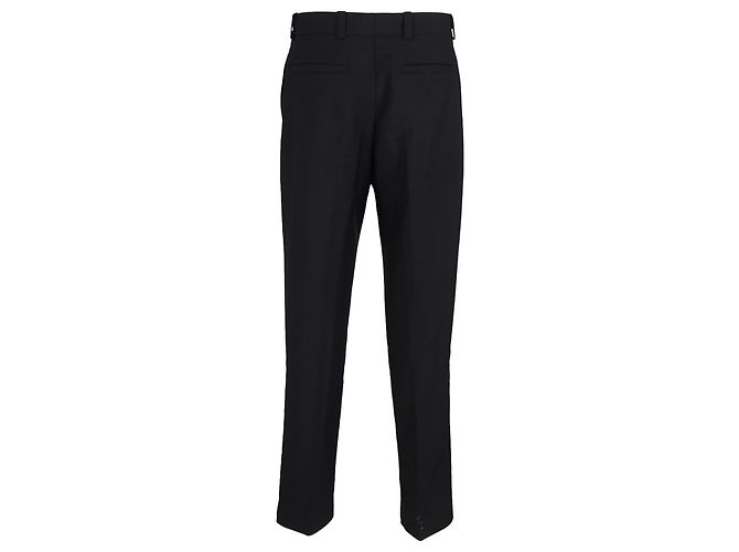 Acne Studios Suit Calças em Lã Preta Preto - vista 3
