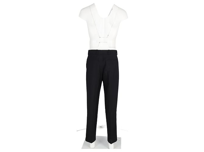 Acne Studios Suit Calças em Lã Preta Preto - vista 6