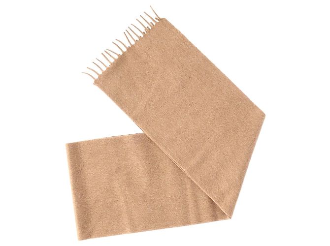 Sciarpa Prada con frange in Lana Beige - vista 6