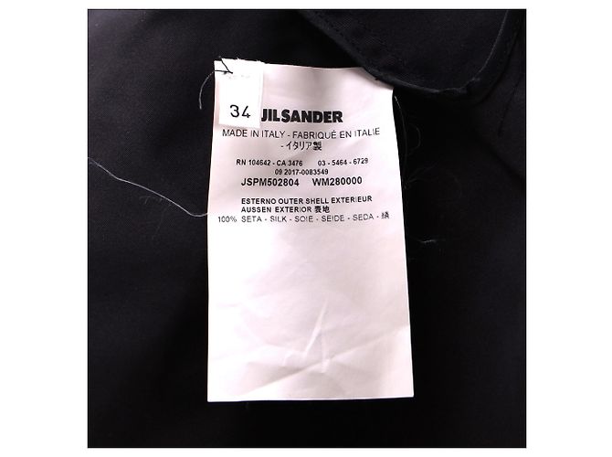 Minivestido plisado de algodón negro de Jil Sander - vista 5