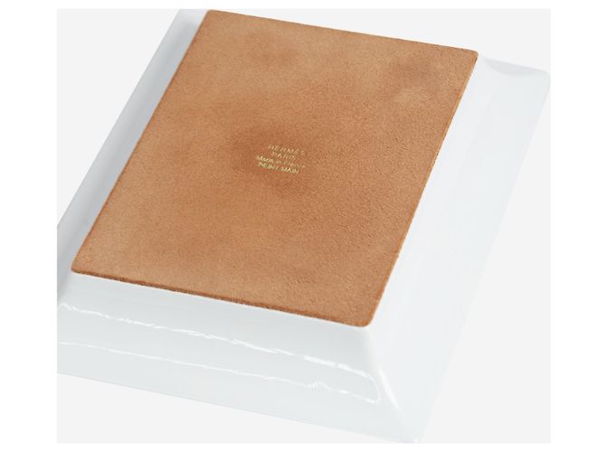 Trim Hermès Plateau à langer Royal Tigre Jaune - vue 3