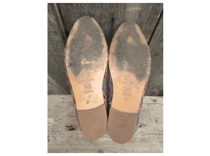 Botines Tatoosh de cuero y textil Multicolor - vista 5
