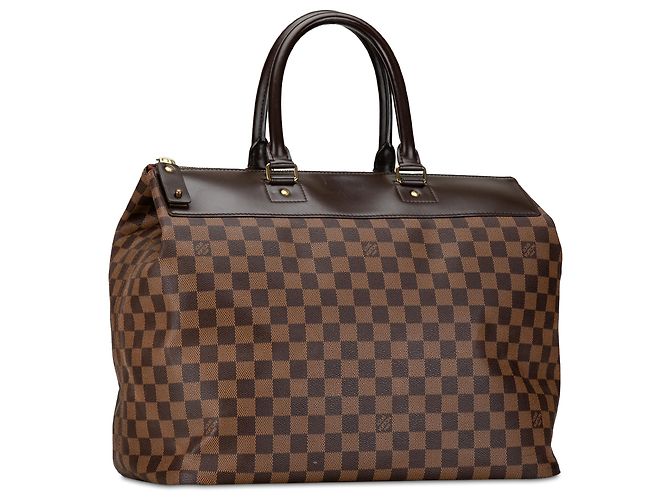 Louis Vuitton Brown Damier Ebene Greenwich PM Marrone - vista 2