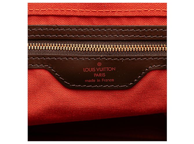 Louis Vuitton Brown Damier Ebene Greenwich PM Marrone - vista 6