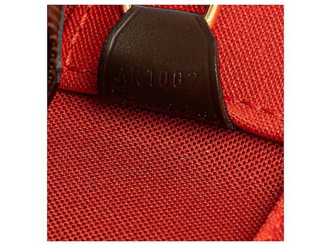 Louis Vuitton Brown Damier Ebene Greenwich PM Marrone - vista 7