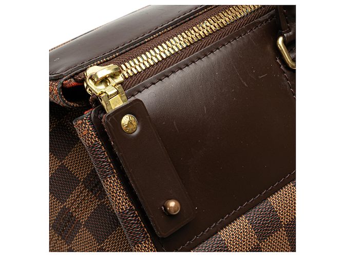 Louis Vuitton Brown Damier Ebene Greenwich PM Marrone - vista 8