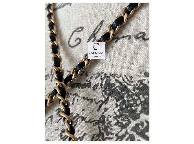 Chanel Borsa a patta con paillettes Super Rare Dare To Disturb Nero - vista 12