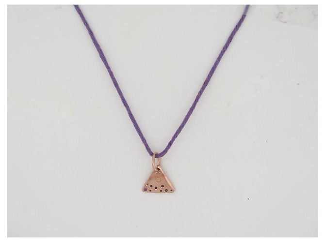 Pendente Dodo Pomellato Precious Tag su collana in ametista oro 9K D'oro - vista 2