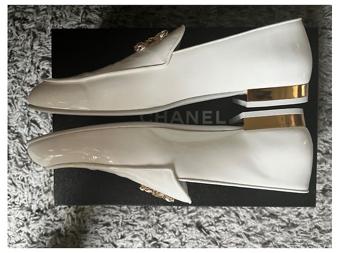 Cambon Chanel Zapatos sin tacón Blanco - vista 2