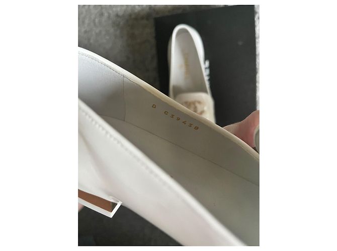Cambon Chanel Zapatos sin tacón Blanco - vista 4