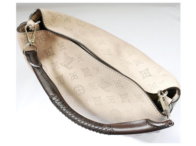 Mahina Babylone Borsa Louis Vuitton Babylone PM Mahina Galet Beige - vista 4