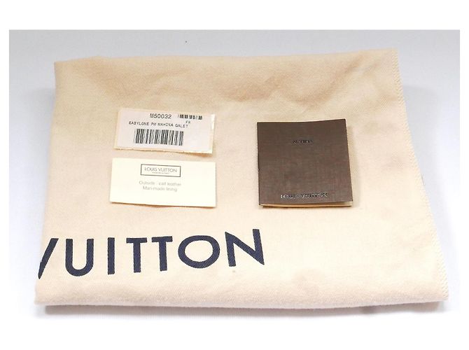 Mahina Babylone Borsa Louis Vuitton Babylone PM Mahina Galet Beige - vista 7