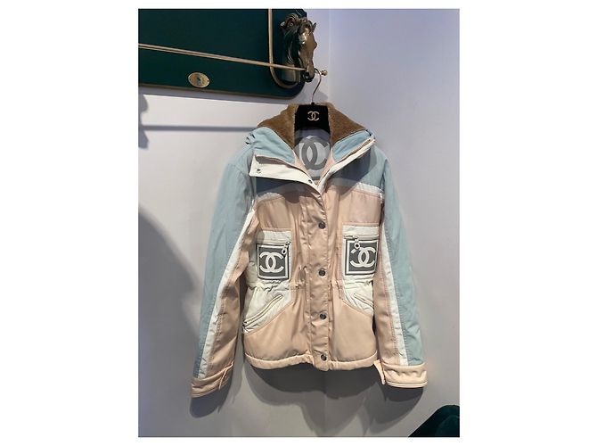 Chanel Coleccionista 2001 Rosa Blanco Azul claro - vista 2